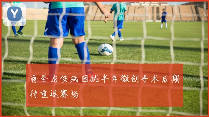 蒋圣龙伤病困扰半年微创手术后期待重返赛场